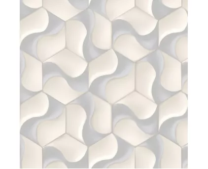 Обои серые геометрия Euro Decor виниловые Cube арт.7153-02